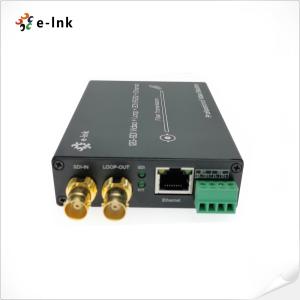 China 12G SDI Video Fiber Converter With Gigabit Ethernet 2Ch Backward RS485 factory