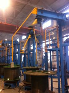 China Non - Alloy SS Wire Coil Winding Machine With Small Footprint Compact Design factory