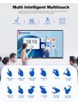Meeting Smart Board 55 Inch 4mm Tempered Glass Interactive Display Panel With