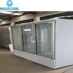 Glass Door Multideck Display Fridge Customized Dimensions 220v/380v Voltage