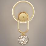 Bedroom Mounted Glass Modern Wall Light Customized Wedding Sconces