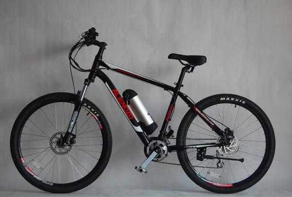 Brushless Electric Motor Mountain Bike Black Full Suspension Electric Mountain