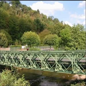 Prefabricated Steel Structure Bridge Customized Size Long Span Steel Frame