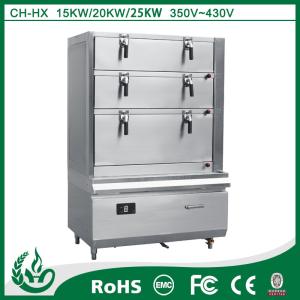 China Electromagnetic induction heating rice cooker steamer factory
