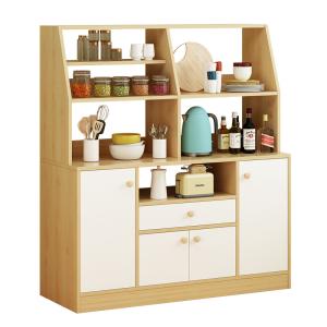 China 40kg White Kitchen Buffet Cabinet , W30cm Wooden Kitchen Sideboard factory