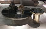 Marble Customized Coffee Table Titanium 400mm Living Room Tea Table