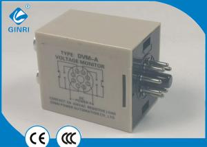 China Undervoltage 12V DC Current Monitoring Relay 2 C/O Output Contacts factory