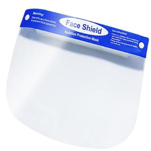 China Anti Wear Antibacterial Full Face Shield Thickness 0.2mm Transmittance 95% factory
