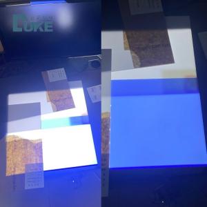 Blue And White Plexiglass Panel Blue Sign Color Change Acrylic For Night Use