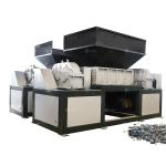 800-5000kg/h Capacity Double Shaft Shredder for Copper Aluminum Radiator