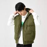 High Quality Puffer Vest Sleeveless Plus Size Mens Vests Vest Stand Collar Thick