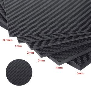 China 2mm Thick 3k Twill Weave Carbon Fiber Plate For Automation factory