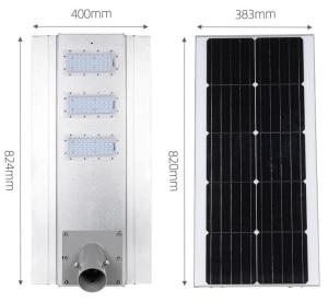 China Lithium Battery 12V LED Street Light with 0.9PF, UV protected PC, Intelligent Mode factory