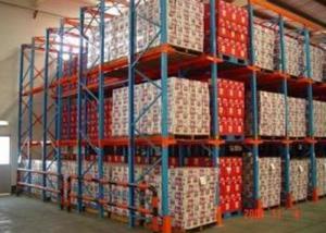 China Multi - Level cold room storage Drive in Pallet Rack / Warehouse Shelving System factory
