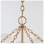 Talia Small Ceiling Light Chandelier Dining Room Plug In Brass Crystal