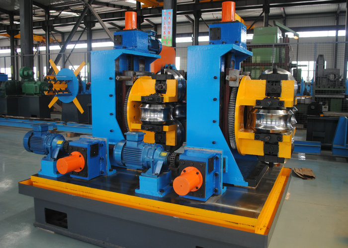 carbon Steel ERW tube Mill , 21 - 63mm Diameter Pipe Welding Line