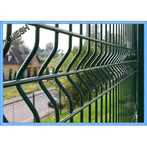 V Shape Heavy Gauge Wire Mesh Panels PVC Coated 2.5m W X 2.2m H Weather Proof