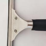 Stainless Steel Window Squeegee Glass Wiper Telescoping Shower Squeegee Rubber