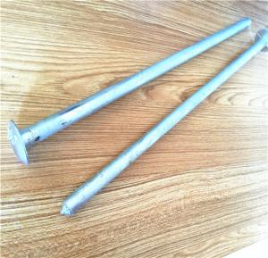 China Zinc Plated Grounding And Earthing Products Camping Steel Mushroom Head Tent Stake factory