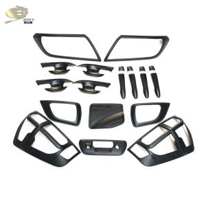 China Chrome Exterior Body Kits Light Covers For Nissan Navara 2021 factory