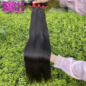 China Peruvian Straight Hair Bundles , Peruvian Straight Hair With Closure 8&quot;-30&quot; factory