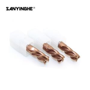 China 1-20mm Carbide Roughing End Mills Segment Corner Radius Milling Cutter For Steel factory