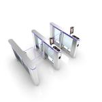 Anti-Pinch Swing Barrier Turnstile High Operation High Speed Gate With Alarm