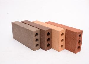 China High Strength Type Thin Brick Flooring For Outside Road Paving With Holes factory