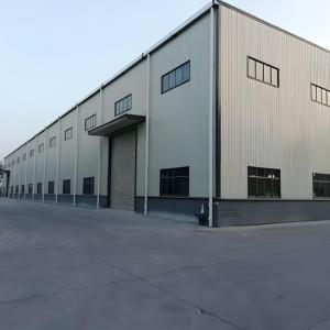 China Fast Assembling Steel Warehouse Construction , Light Frame Metal Warehouse Building on sale