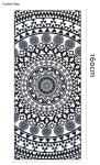 Antibacterial Microfiber Beach Towel Soft Lightweight