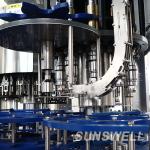 4-In-1 Monoblock Rotary Edible Oil Filling Machine Glass PET Bottle Rinsing