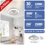 Small Size Bedroom Ceiling Fan with High Airflow 20 Inch Diameter and Remote