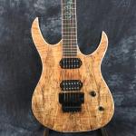 Hot Selling 6 Strings Brown Quilted Finish Jackson Electric Guitars With Black