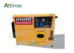 China Portable 5KVA 5000 Watts Air Cooled Diesel Generator factory