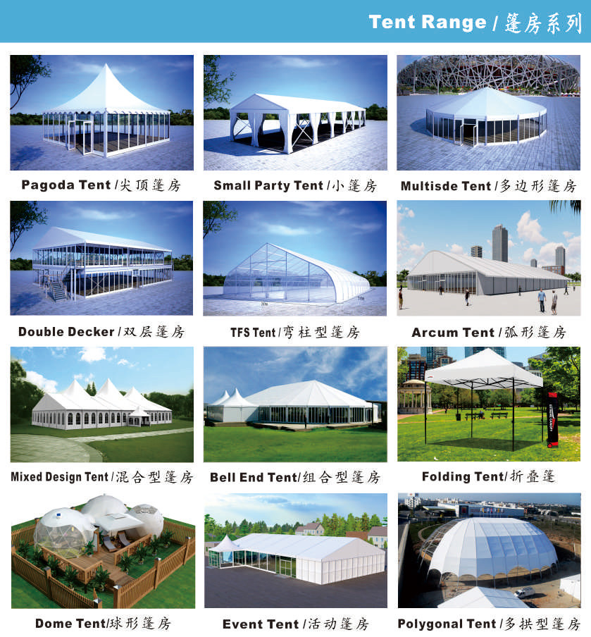 Weatherproof TFS Large Marquee Tent For Sporting And Outdoor Fairs