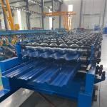 350H Steel Double Layer Roofing Sheet Roll Forming Machine 380V 50Hz 3 Phase