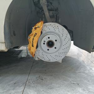 China Mercedes Benz C200 Car Brake Calipers Upgrade 6 Pot Claipers And 355MM Discs factory
