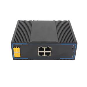 China Gigabit Managed Industrial Switch With Poe Function SFP Slot Port Surge Protection IP40 OEM factory
