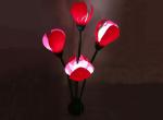 LED Acrylic Three leaf lamp landscape simulation lamp garden lawn lamp park