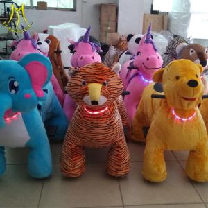 China Hansel hot selling popular children amusement electric ride on horse toy factory