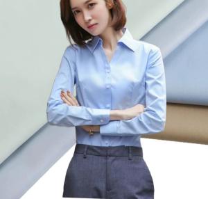 China 60% Cotton 40% Polyester Twill CVC Fabric `Pants Daily Workwear 125gsm Office Shirt Clothing factory