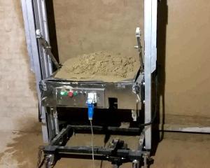 China Height 2.7-5m Wall Plastering Machine Render Spray Machine Stainless Steel Material factory