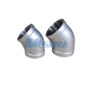 China NPT 150 4 Inch Stainless Steel 45 Degree Elbow SS Pipe Elbow Water Transportation factory