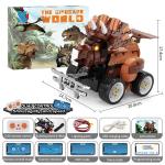 Creative Electronic Dinosaur Toys DIY Educational Rc Car Kids Blocks Toys