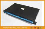Rack Mount 19" 1 * 32 Fiber Optic PLC Splitter , Planar Lightwave Circuit