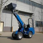 45° Dumping Landscaping Small Wheel Loader With 49° Steering Angle