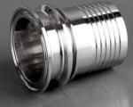 Food Grade 50mm 316L Stainless Steel Hose Couplings 2 Inch Tri Clamp Ferrule