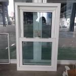 Vertical Opening Double Hung Vinyl Windows White Double Glazed Vinyl Windows