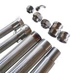 Nut Metal Stainless Steel Braided Flexible Hose Pipe Customized Diameter 8-850mm