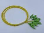 High Effective SC APC Fiber Optic Pigtail 0.9mm For Patch Panel Network